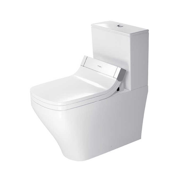 Duravit DuraStyle Бачок с механизмом двойного смыва хром, 4,5/3л., для подключения справа или слева 390x170мм, цвет: белый (Спец.цена из наличия)