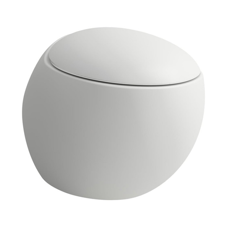 Laufen Alessi One Унитаз подвесной 585х390х355мм, безободковый, с покр. LLC, цвет: белый матовый