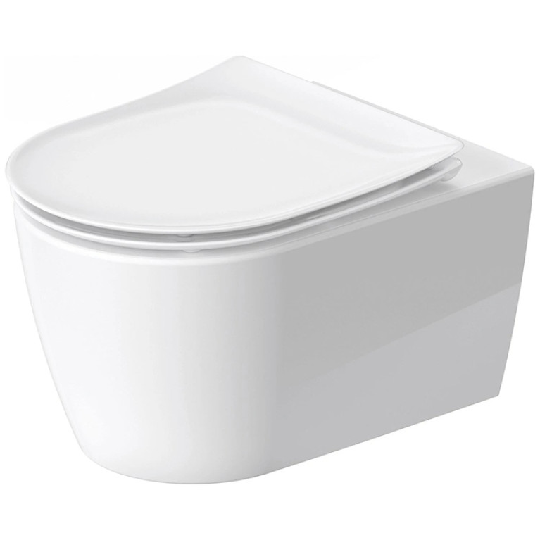 Duravit Soleil by Starck Унитаз подвесной 259109, 540х370 мм, безободковый, смыв HygieneFlush (Tornado), с сиденьем 002649, цвет: белый (СПЕЦЦЕНА)