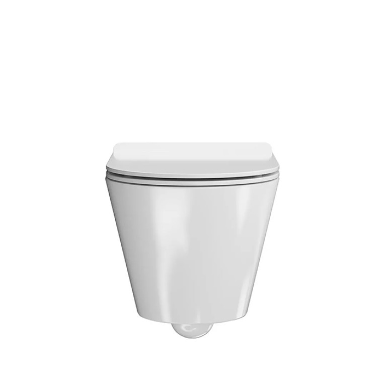 Kerama Marazzi Унитаз Plaza Modern/Плаза Модерн подвесной безободковый, с крепежом, белый глянцевый (замена PLMR.wc.02)