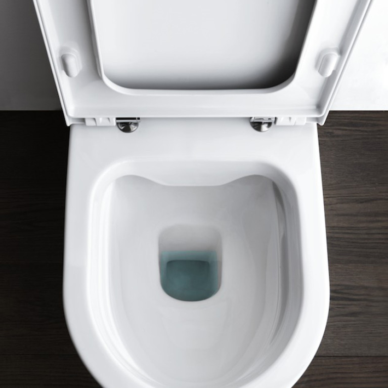Laufen Kartell Бачок напольный для приставного унитаза с механизмом слива, подвод воды слева вверху цвет: белый (СНЯТ с пр-ва 2024г)