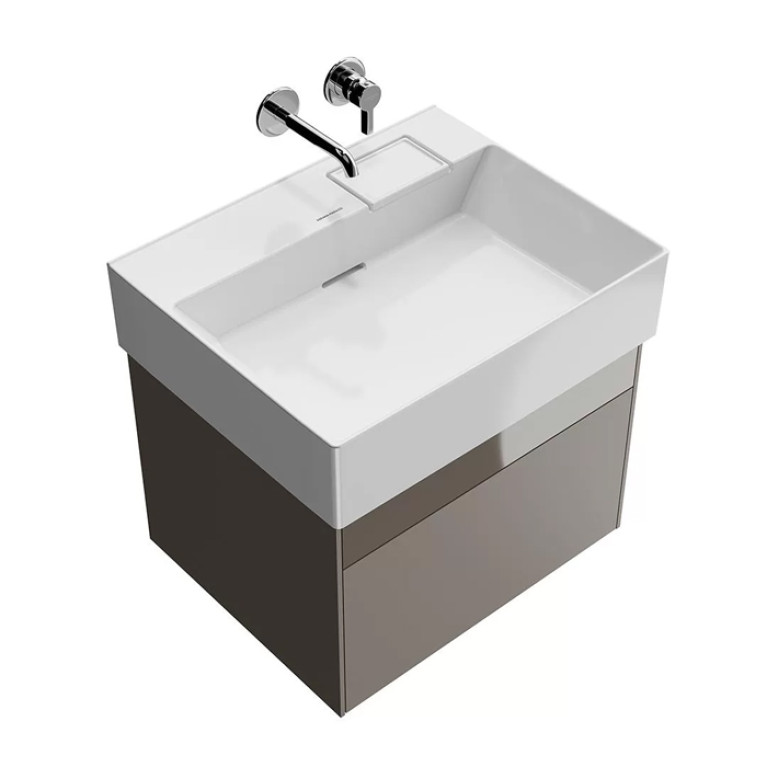Kerama Marazzi Тумба LOGICA подвесная 2 ящика 60 см, песчаный