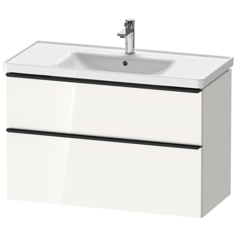 Duravit D-Neo Тумбочка подвесная, 984x452хh625 мм, 2 ящика, цвет: белый высокоглянцевый (для раковины 236710)