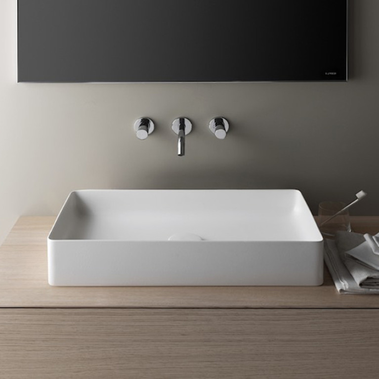 LAUFEN BOUTIQUE Тумба под раковину 900x500x430 мм., 1 ящик, с отверстием для раковины по центру, цвет светлый дуб