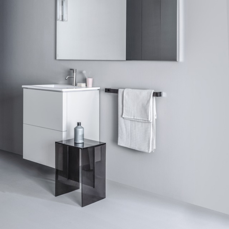 Laufen Kartell комплект: тумба с керамич раковиной с 1 отв. под смес, цвет бел  600х500х725мм, с 2 выдв. ящик, цвет: белый матов (НЕ произв!)