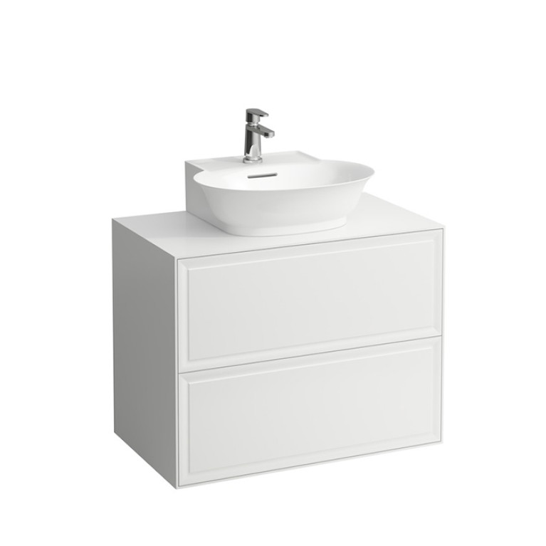 Laufen New Classic База под раковину подвесная , 780х450х600 мм, 2 ящиками, цвет белый глянцевый(для раковины 816852)