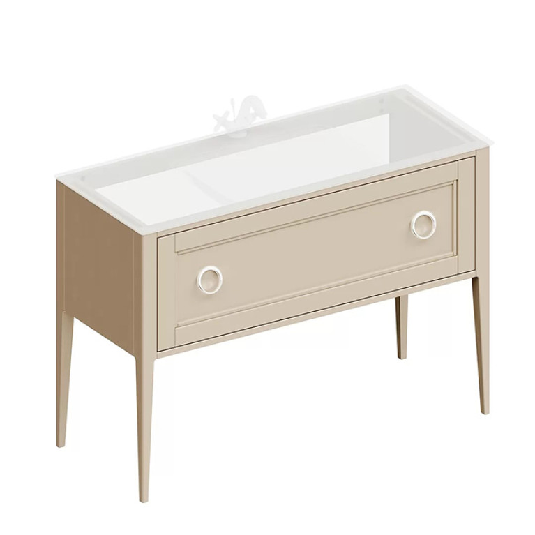 Kerama Marazzi Тумба PLAZA Classic NEO напольная 1 ящик 120, капучино матовый  (Цена по Распродаже)