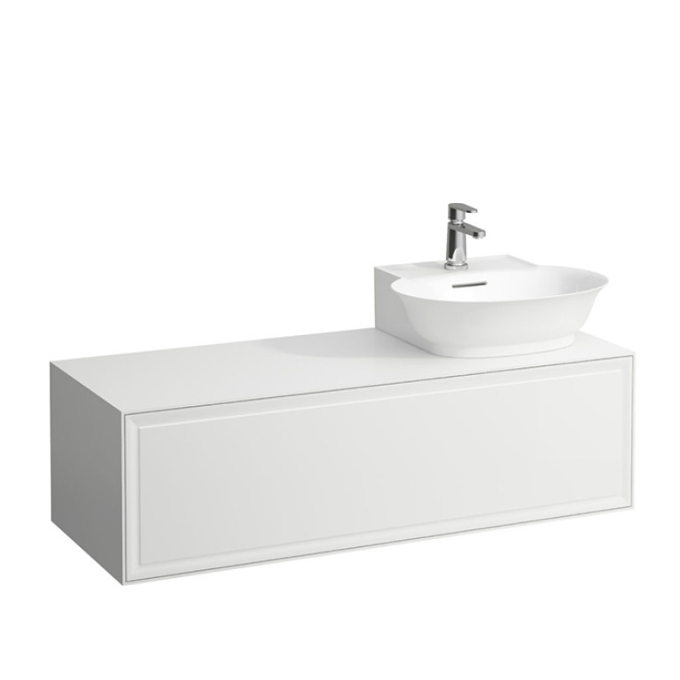 Laufen New Classic База под раковину подвесная, раковина справа , 1180х450х350 мм, 1 ящик, цвет белый глянцевый (для раковины 816852)