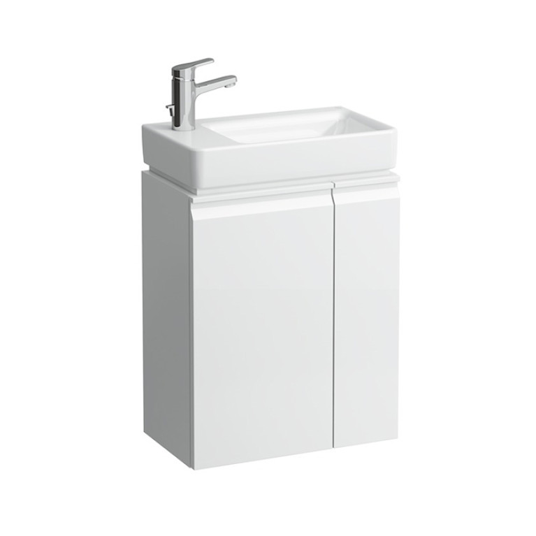 Laufen Pro База под раковину 8.1595.5, подвесная 47х27,5х60,5 см, петли слева, полки справа, 1 дверка, цвет белый матовый