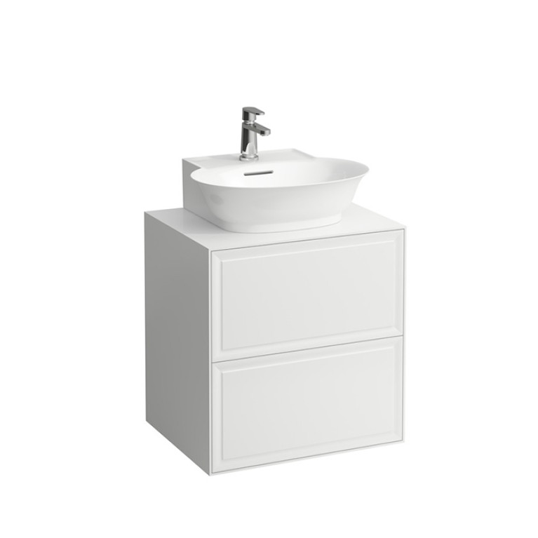 Laufen New Classic База под раковину подвесная , 580х450х600 мм, 2 ящика, цвет белый глянцевый (для раковины 816852)