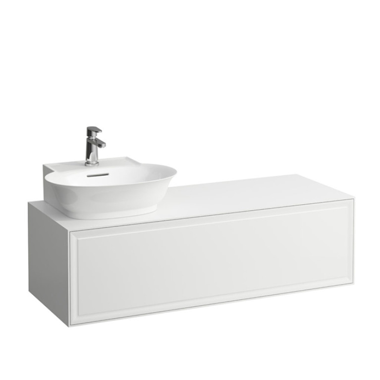 Laufen New Classic База под раковину подвесная раковина слева , 1180х450х350 мм, 1 ящик, цвет белый глянцевый (для раковины 816852)