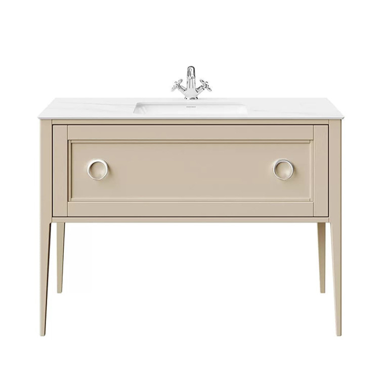 Kerama Marazzi Тумба PLAZA Classic NEO напольная 1 ящик 120, капучино матовый  (Цена по Распродаже)