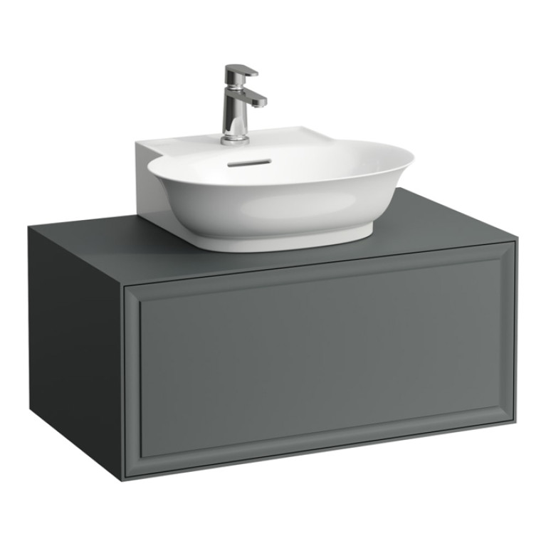 Laufen New Classic База под раковину подвесная , 780х450х350 мм, 1 ящиком, цвет серый (для раковины 816852)