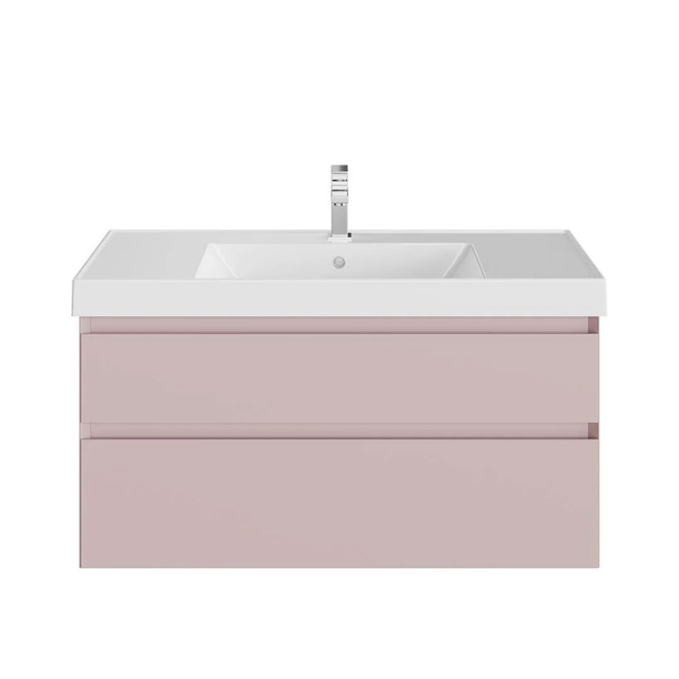 Kerama Marazzi Тумба CUBO подвесная с ящиками 100, Мальва матовая