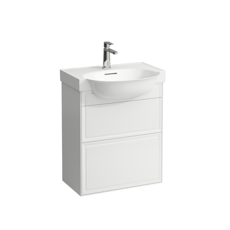 Laufen New Classic База под раковину подвесная , 580х320х670 мм, 2 ящика, цвет белый глянцевый (для раковины 813853)