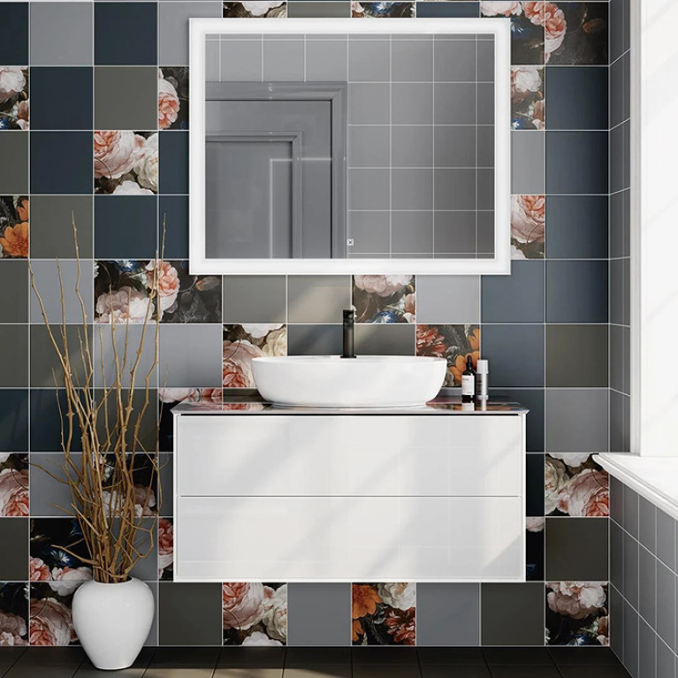 Kerama Marazzi Тумба PLAZA Modern подвесная 100 белый 2 ящика (нов. артикул - PLB.M.100.2\WHT.V) (Цена по Распродаже)
