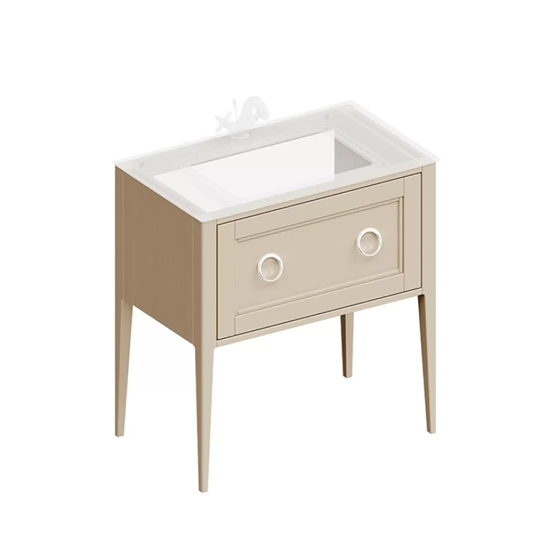Kerama Marazzi Тумба PLAZA Classic NEO напольная с ящиком 80, капучино матовый  (Цена по Распродаже)