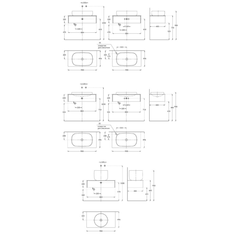 Kerama Marazzi Тумба MAGICA подвесная 90, 1 ящик, венецианский красный матовый