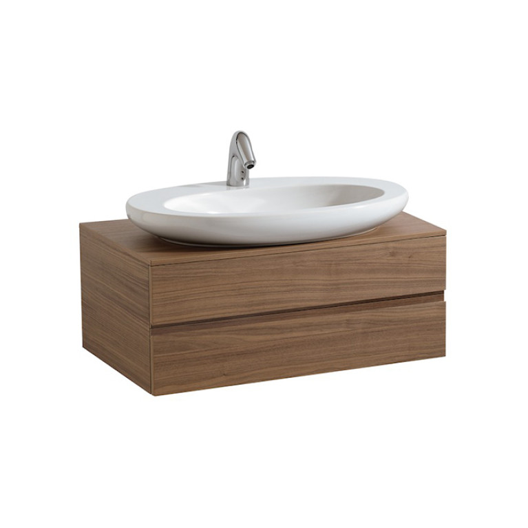 Laufen Alessi One Тумба под раковину 818972, 800х500х330мм, с 2 выдвиж. ящиками, цвет: орех (НЕ производится!)