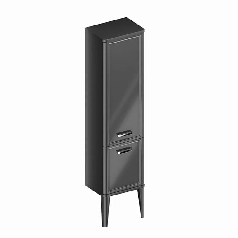 Kerama Marazzi Пенал POMPEI напольный\подвесной 150, черный глянцевый (замена PO.N.150\BLK)
