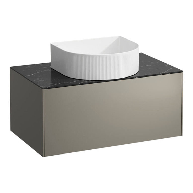 Laufen SONAR шкафчик подвесной, 775х455х340 мм, 1 ящик, совмесим с раков 812340, 812341, 812342, 812343,  титан и черный мрамор