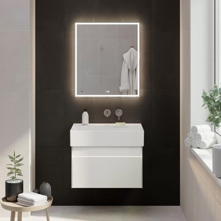 Kerama Marazzi Тумба LOGICA подвесная 2 ящика 70 см, белоснежный
