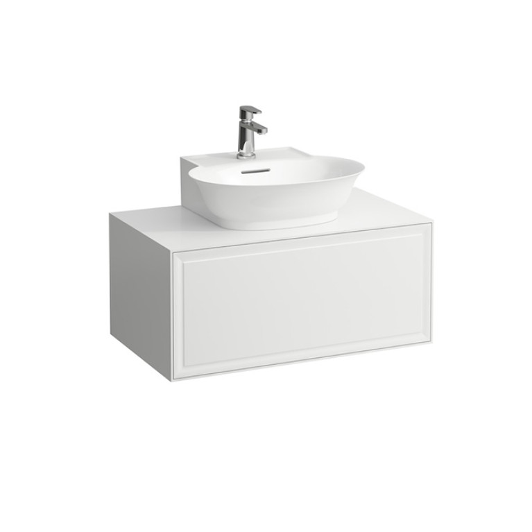 Laufen New Classic База под раковину подвесная , 780х450х350 мм, 1 ящиком, цвет белый глянцевый  (для раковины 816852)