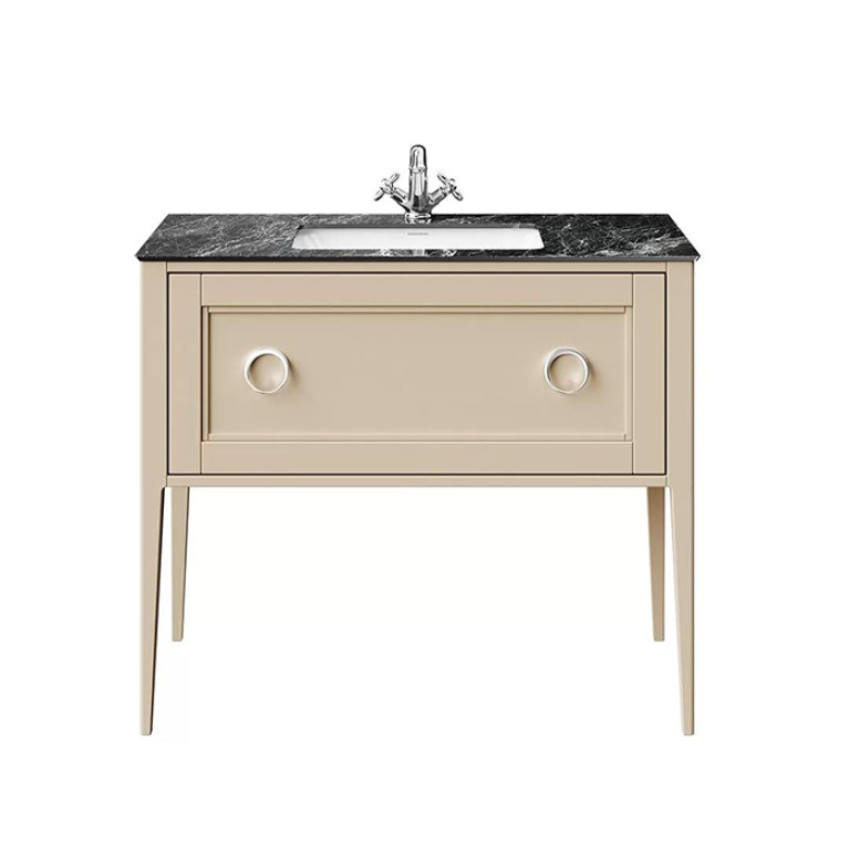 Kerama Marazzi Тумба PLAZA Classic NEO напольная 1 ящик 100, капучино матовый  (Цена по Распродаже)