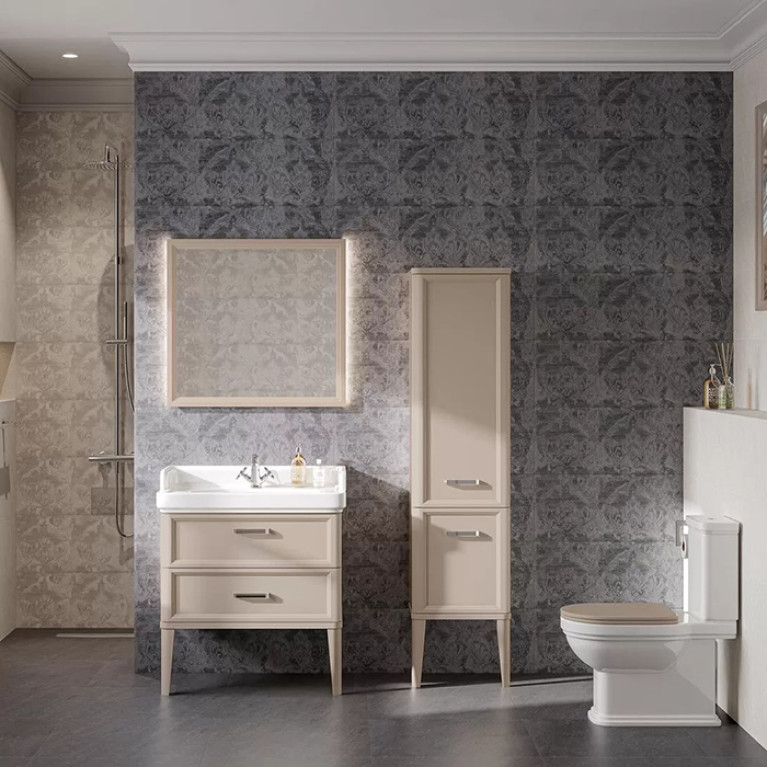 Kerama Marazzi Пенал POMPEI напольный\подвесной 150, камео бежевый глянцевый (замена PO.N.150\CAM)