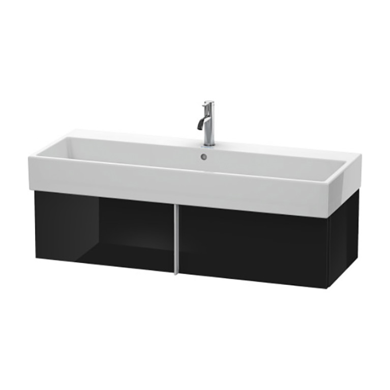 Duravit VA База под раковину 298x1184x431, 1 выдв.ящик, цвет черный глянцевый