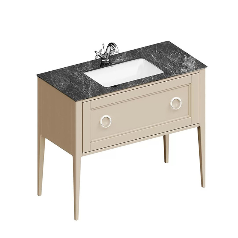 Kerama Marazzi Тумба PLAZA Classic NEO напольная 1 ящик 100, капучино матовый  (Цена по Распродаже)