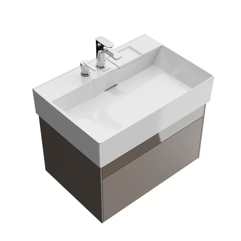 Kerama Marazzi Тумба LOGICA подвесная 2 ящика 70 см, песчаный