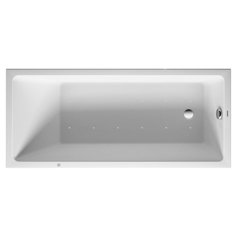 Duravit Vero Air Ванна 1700x750мм, цвет белый, на каркасе, Air-System