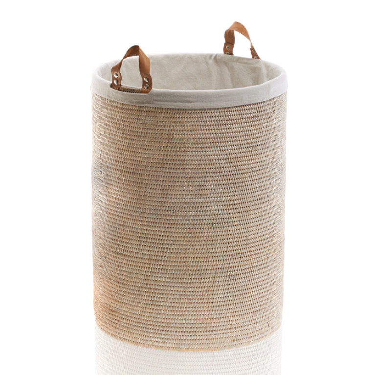 Decor Walther Basket SPA Корзина для белья с ручками 50x70см, цвет: ротанг светлый