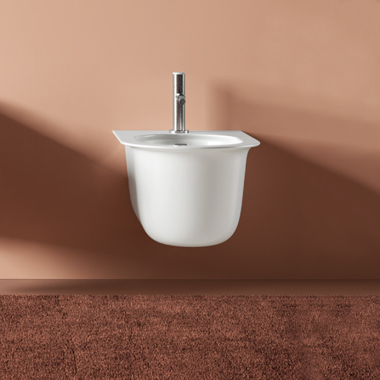Artceram CHIC Биде подвесное  38х53 см, с 1 отв под смеситель, с крепеж. цвет белый матовый (акция из наличия)