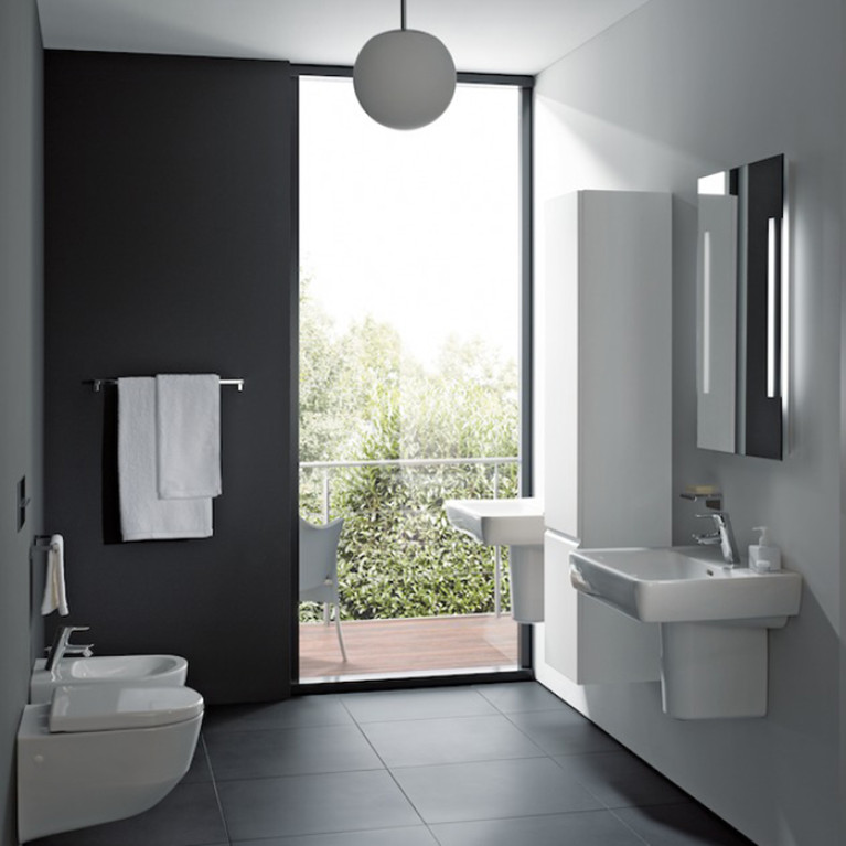 Laufen Pro Биде напольное 56x36x43 см, с 1 отв. под смеситель,  цвет: белый