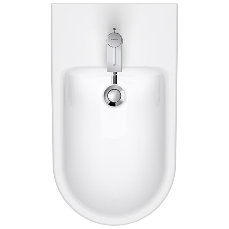 Duravit D-Neo Биде напольное 370x650х400 мм, с переливом, с 1 отв под смеситель, цвет: белый (Спец.цена из наличия)