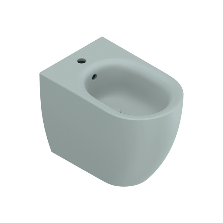 Catalano SFERA Биде напольное 54x35, с 1 отв. под смеситель, покрытие Cataglaze+, без крепежа, цвет Aqua Satinato