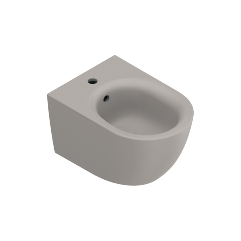 Catalano SFERA Биде подвесное 50x35, с 1 отв. под смеситель, покрытие Cataglaze+, без крепежа, цвет Tortora Satinato