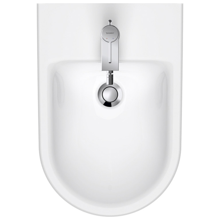 Duravit D-Neo Биде подвесное 370x540 мм, с переливом, с 1 отв под смеситель, цвет: белый (Спец.цена!)