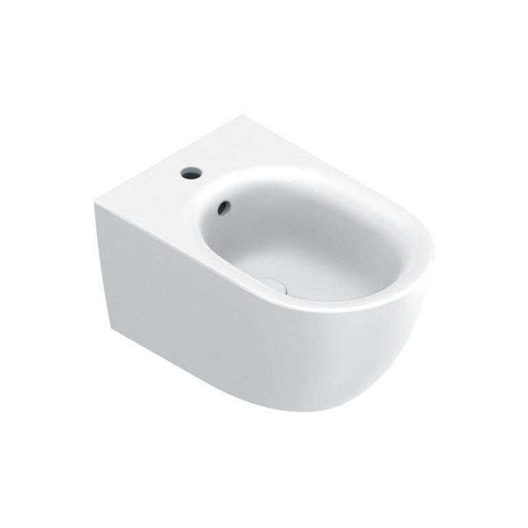 Catalano SFERA Биде подвесное 55x35, с 1 отв. под смеситель, покрытие Cataglaze+, без крепежа, цвет белый матовый