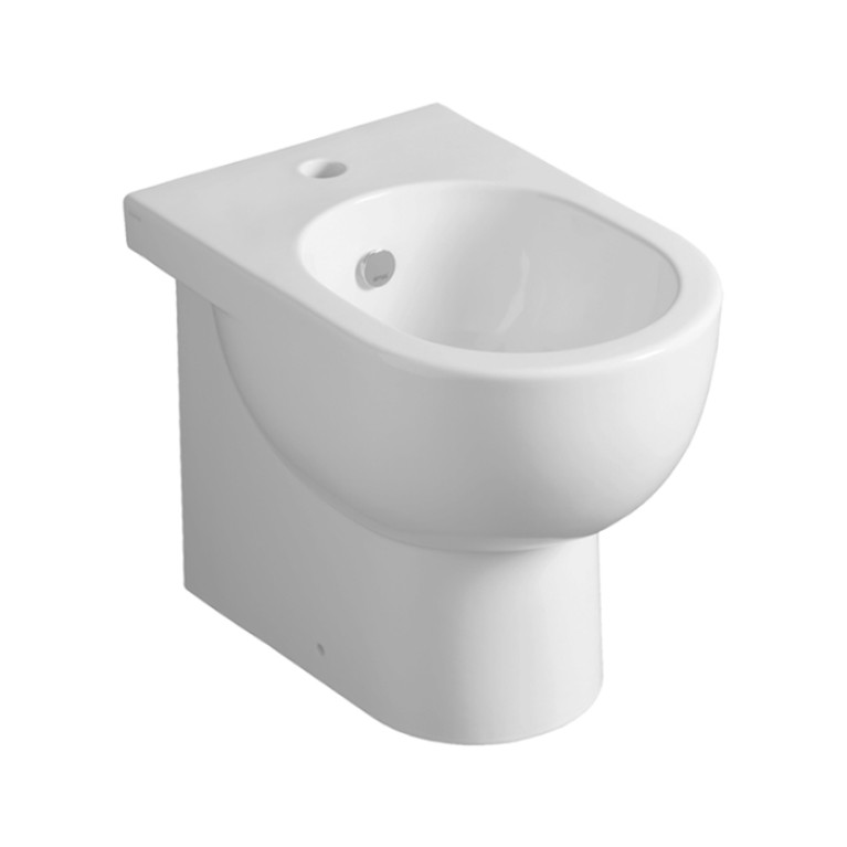 SIMAS E-LINE Биде  напольное приставное 51*35см, цвет белый