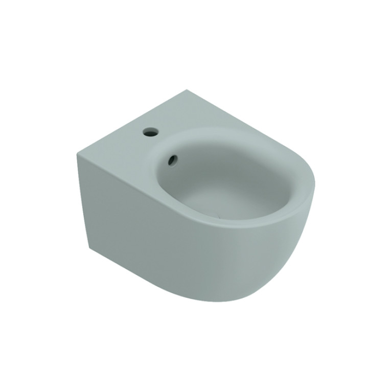 Catalano SFERA Биде подвесное 50x35, с 1 отв. под смеситель, покрытие Cataglaze+, без крепежа, цвет Aqua Satinato