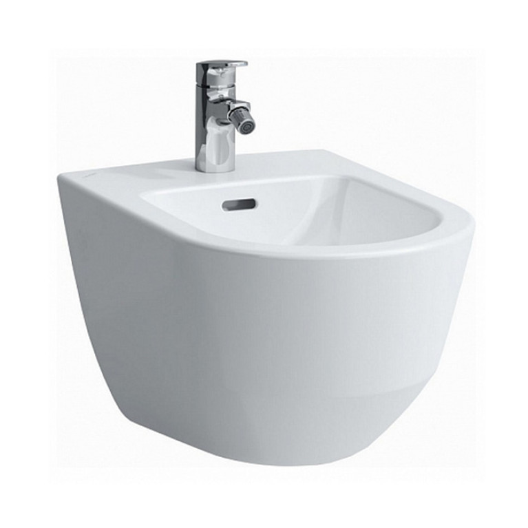 Laufen Pro Биде подвесное 53x36см, с 1 отв. под смеситель,  без боковых отверстий для подвода воды, цвет: белый (со склада продаем с унитазом PRO!)