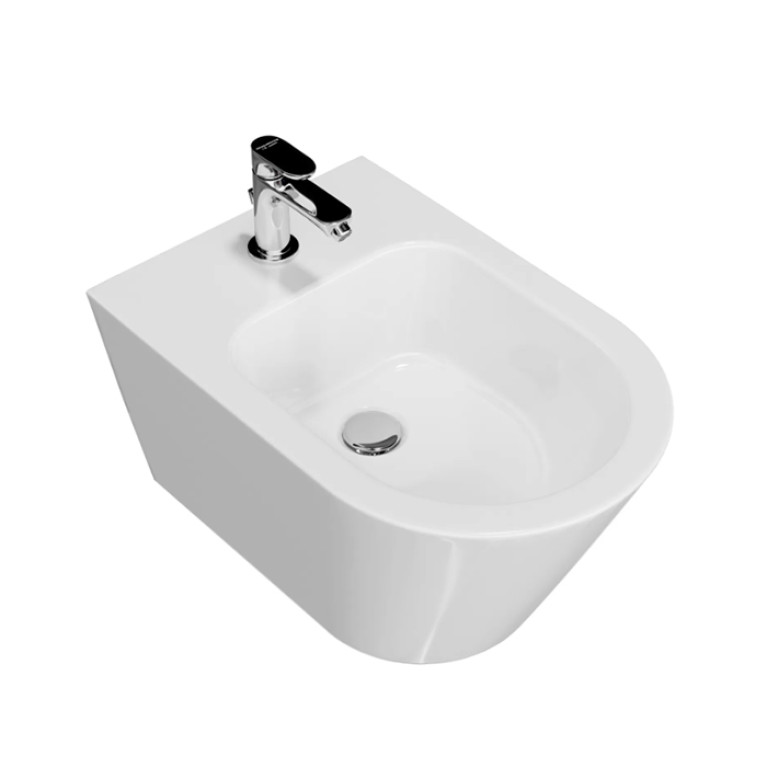 Kerama Marazzi Биде PLAZA Modern подвесное, белое глянцевое