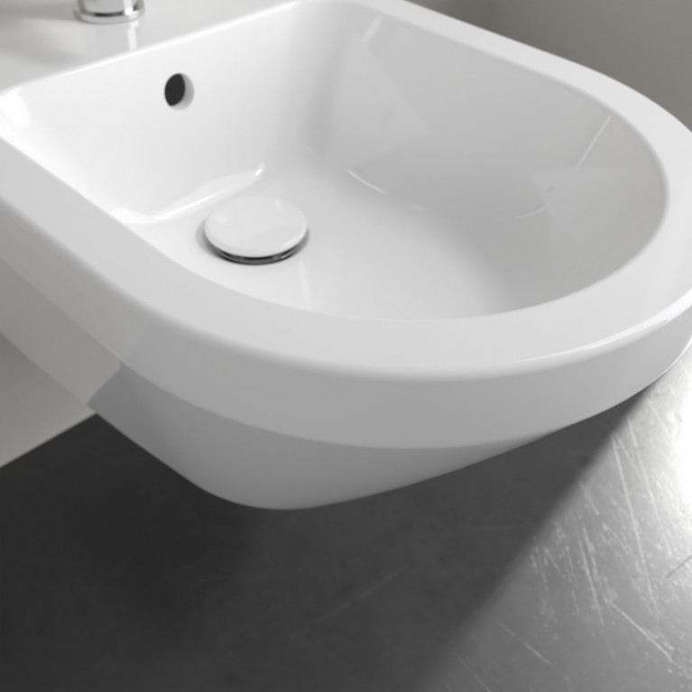 VilleroyBoch Architectura Биде подвесное 370*530*270, с 1 отв. под смеситель, цвет альпийский белый