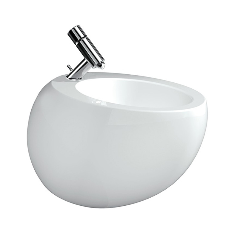Laufen Alessi One Биде подвесное 585x390x355мм, с 1 отв. под смеситель, с покр. LLC, цвет: белый