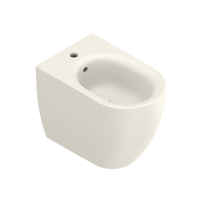 Catalano SFERA Биде напольное 54x35, с 1 отв. под смеситель, покрытие Cataglaze+, без крепежа, цвет Lino Satinato