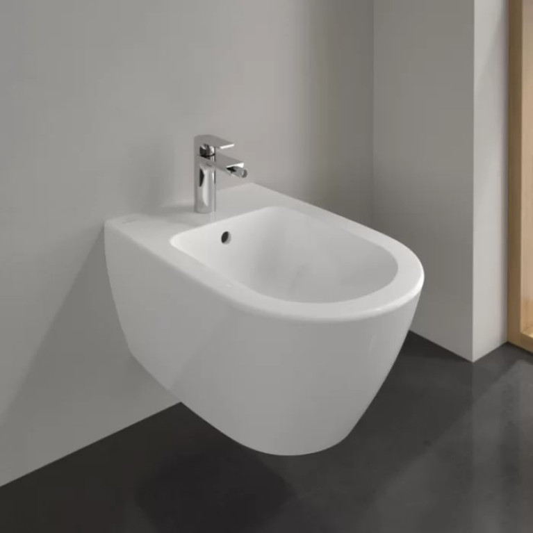 VilleroyBoch Subway 2.0 Биде подвесное 375*565*280, с 1 отв. под смеситель, цвет альпийский белый