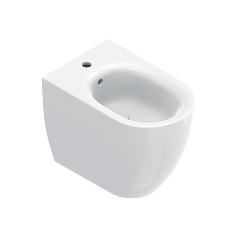 Catalano SFERA Биде напольное 55x35, с 1 отв. под смеситель, покрытие Cataglaze+, без крепежа, цвет белый глянцевый